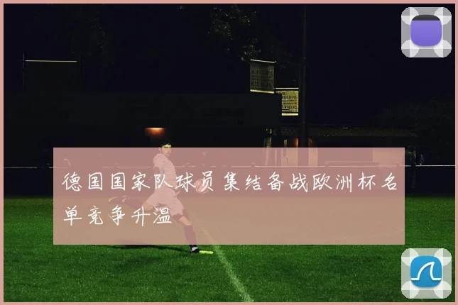 德国国家队球员集结备战欧洲杯名单竞争升温
